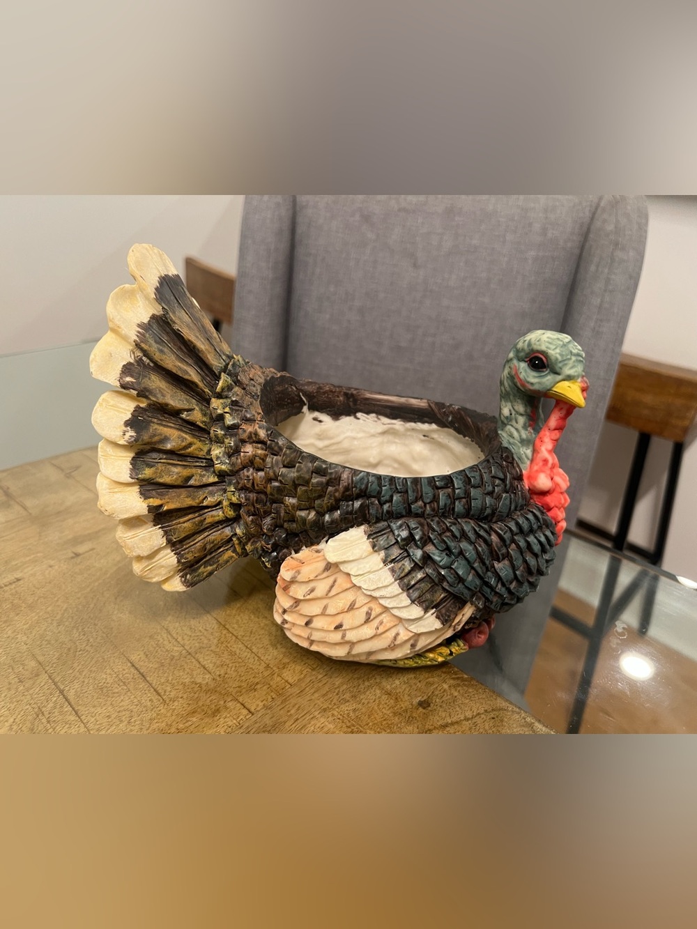 Thanksgiving Turkey Planter